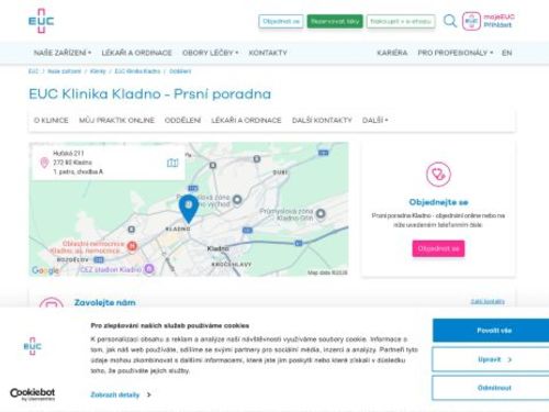 Prsní poradna - EUC Klinika Kladno
