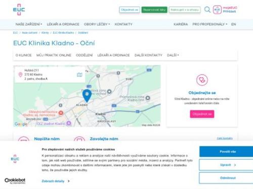 Oční - EUC Klinika Kladno