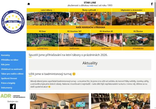 Cestovní kancelář Star Line, s.r.o. nabízí práci na pozici Kuchař/ka v obci Hřebečníky