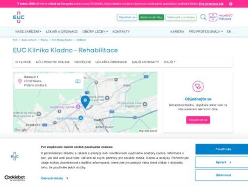 Rehabilitace - EUC Klinika Kladno