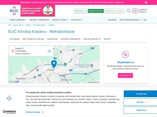 Rehabilitace - EUC Klinika Kladno