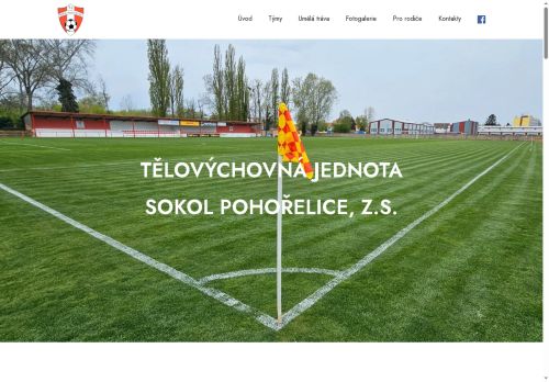 Zobrazit webové stránky Fotbalový oddíl TJ Sokol Pohořelice