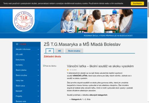 Zobrazit webové stránky Základní škola T. G. Masaryka a Mateřská škola Mladá Boleslav