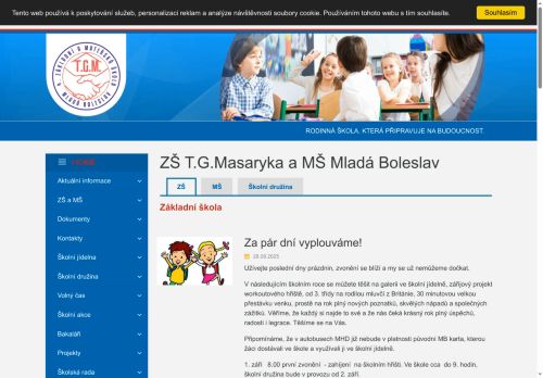 Základní škola T. G. Masaryka a Mateřská škola Mladá Boleslav, Svatovítská 574, příspěvková organizace nabízí práci na pozici Asistenti pedagogů v obci Mladá Boleslav