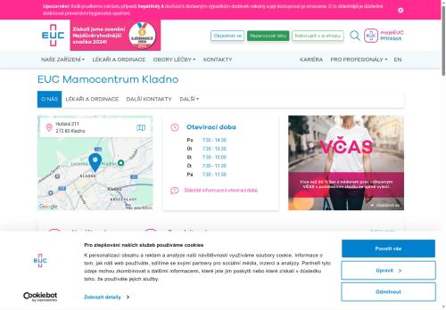 Zobrazit webové stránky EUC Mamocentrum Kladno