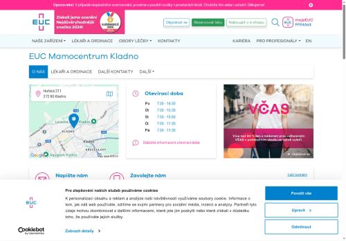 Zobrazit webové stránky EUC Mamocentrum Kladno