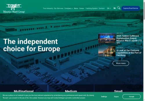 Maurice Ward Logistics, s.r.o. nabízí práci na pozici Řidič - sólo v obci Štěnovice