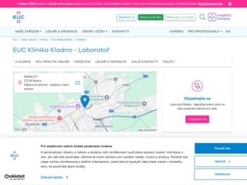 Laboratoř - EUC Klinika Kladno