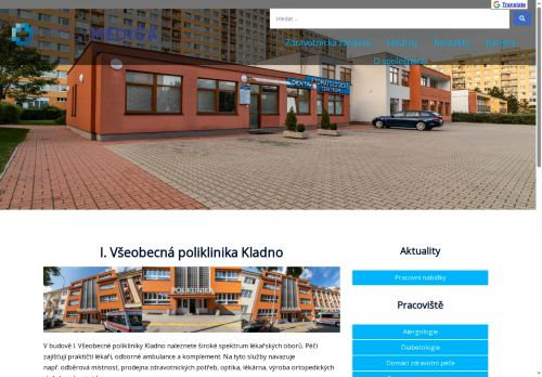 Zobrazit webové stránky I. Všeobecná poliklinika Kladno