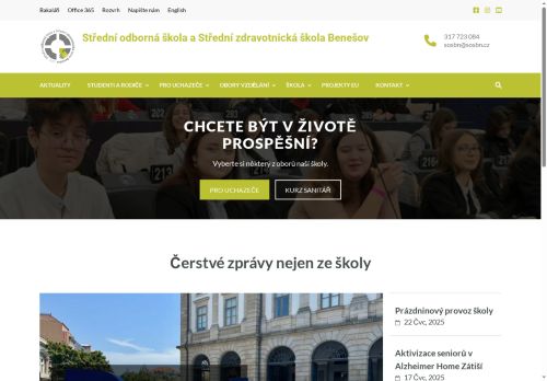 Střední odborná škola a Střední zdravotnická škola Benešov, příspěvková organizace nabízí práci na pozici Administrativní a spisový pracovník/ice, asisten/tka ředitelky, personalista/ka v obci Benešov