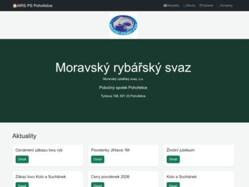 Moravský rybářský svaz, MO Pohořelice