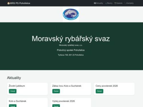 Moravský rybářský svaz, MO Pohořelice