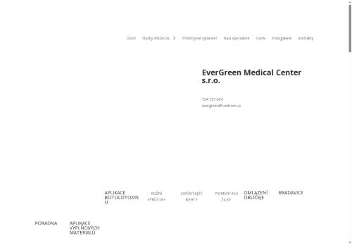 Zobrazit webové stránky EverGreen Medical Center - Laserové a estetické centrum