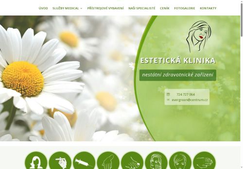 Zobrazit webové stránky EverGreen Medical Center - Laserové a estetické centrum