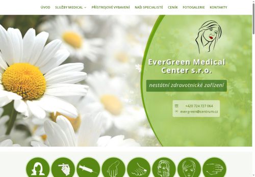 Zobrazit webové stránky EverGreen Medical Center - Laserové a estetické centrum