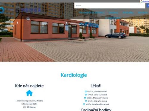 Kardiologie - I. Všeobecná poliklinika Kladno - MUDr. Staňková, MUDr. Pýchová, MUDr. Šimková, MUDr. Plocarová