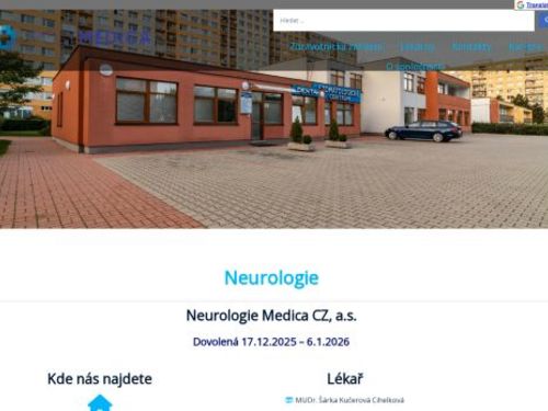 Neurologie - I. Všeobecná poliklinika Kladno - MUDr. Michael Inneman