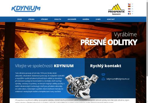 KDYNIUM a. s. nabízí práci na pozici TECHNOLOG  m/ž v obci Kdyně