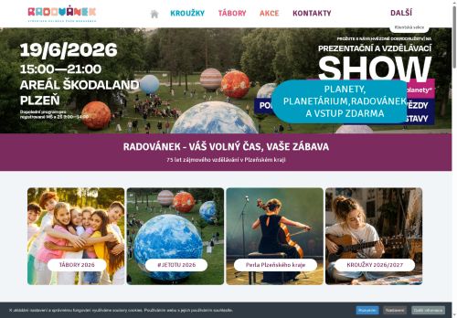 Zobrazit webové stránky Středisko volného času Radovánek
