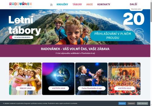 Zobrazit webové stránky Středisko volného času Radovánek