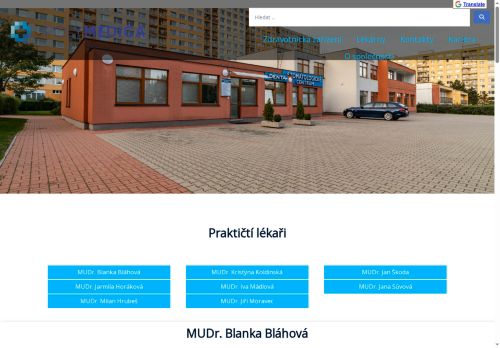 Zobrazit webové stránky Praktický lékař pro dospělé - I. Všeobecná poliklinika Kladno - MUDr. Jarmila Horáková