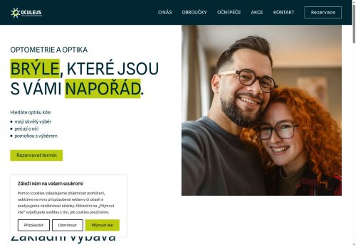 Zobrazit webové stránky Oculeus oční ordinace a optika - I. Všeobecná poliklinika Kladno - MUDr. Jana Kühnelová-Popovská