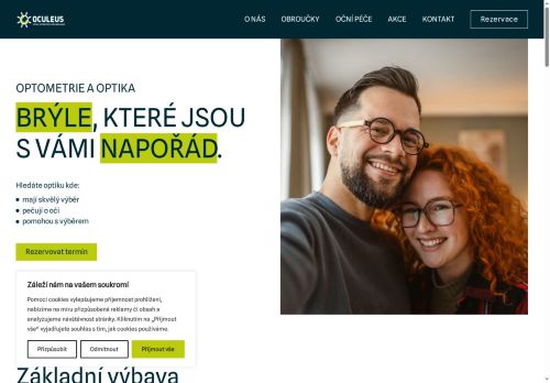 Zobrazit webové stránky Oculeus oční ordinace a optika - I. Všeobecná poliklinika Kladno - MUDr. Jana Kühnelová-Popovská