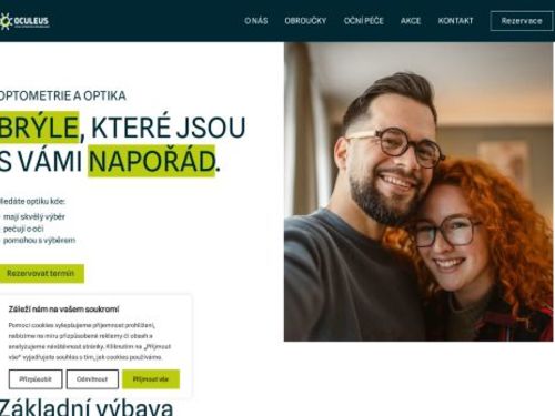 Oculeus oční ordinace a optika - I. Všeobecná poliklinika Kladno - MUDr. Jana Kühnelová-Popovská