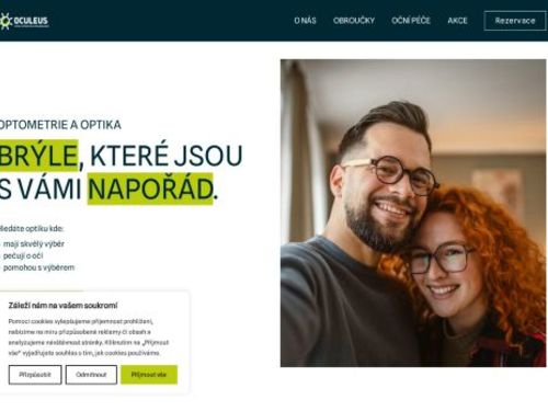 Oculeus oční ordinace a optika - I. Všeobecná poliklinika Kladno - MUDr. Jana Kühnelová-Popovská