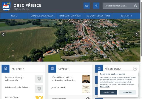 Zobrazit webové stránky Obecní úřad Přibice
