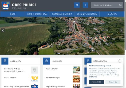 Zobrazit webové stránky Obecní úřad Přibice
