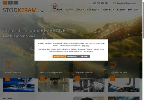 STODKERAM s.r.o. nabízí práci na pozici zámečník v obci Holýšov