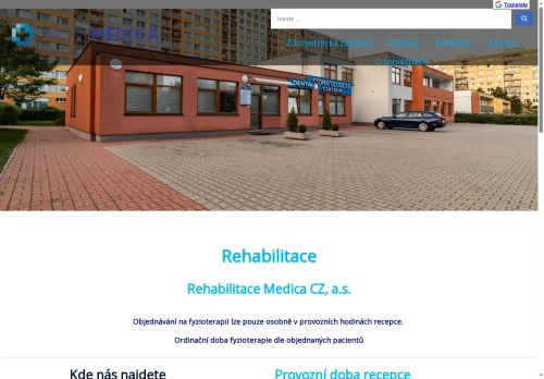 Zobrazit webové stránky Rehabilitace - I. Všeobecná poliklinika Kladno