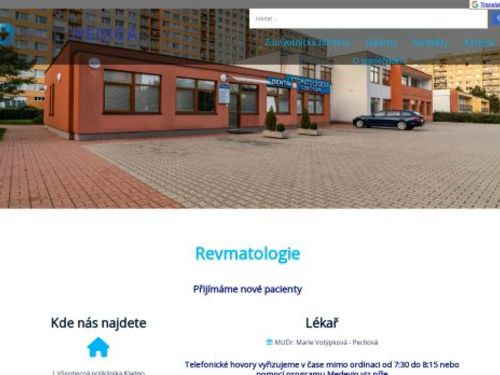 Revmatologie - I. Všeobecná poliklinika Kladno - MUDr. Marie Votýpková-Pechová