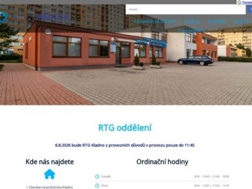 RTG oddělení - I. Všeobecná poliklinika Kladno