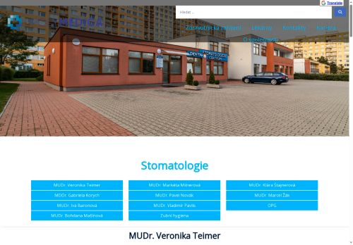 Zobrazit webové stránky Zubní ordinace - I. Všeobecná poliklinika Kladno - MUDr. Klára Štajnerová