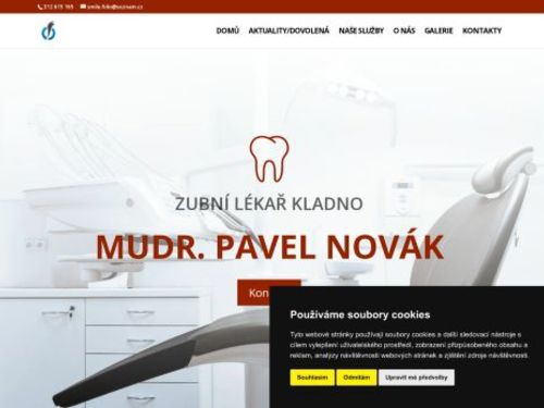 Zubní ordinace - I. Všeobecná poliklinika Kladno - MUDr. Pavel Novák