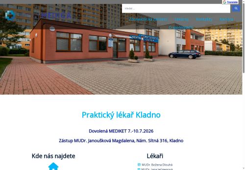Zobrazit webové stránky Praktický lékař pro dospělé - Poliklinika Kladno (ul. Unhošťská) - MUDr. Denisa Blahová, MUDr. Jiří Vondra