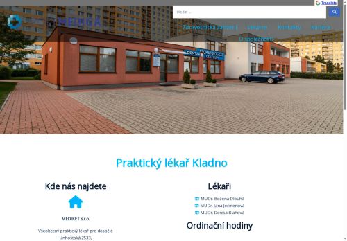 Zobrazit webové stránky Praktický lékař pro dospělé - Poliklinika Kladno (ul. Unhošťská) - MUDr. Denisa Blahová, MUDr. Jiří Vondra