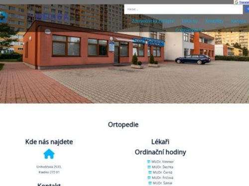 Ortopedie - Poliklinika Kladno (ul. Unhošťská) - MUDr. Leška, MUDr. Vimmer, MUDr. Šámal