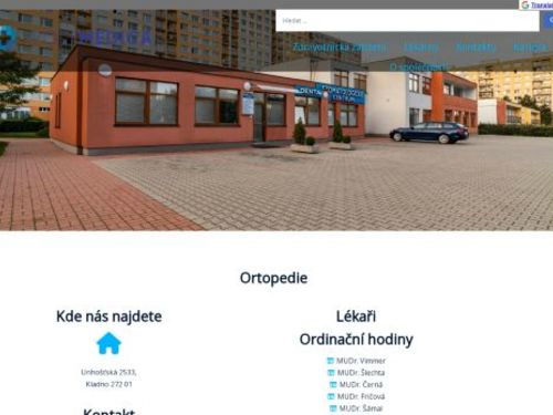 Ortopedie - Poliklinika Kladno (ul. Unhošťská) - MUDr. Leška, MUDr. Vimmer, MUDr. Šámal