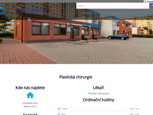 Plastická chirurgie - Poliklinika Kladno (ul. Unhošťská) - MUDr. Petr Sirotek