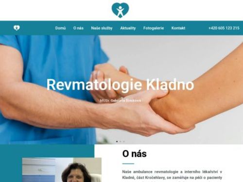 Revmatologická a interní ambulance - Poliklinika Kladno (ul. Unhošťská) - MUDr. Gabriela Šimková