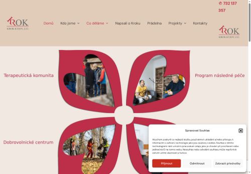 Webové stránky Krok Kyjov, z.ú., Kyjov