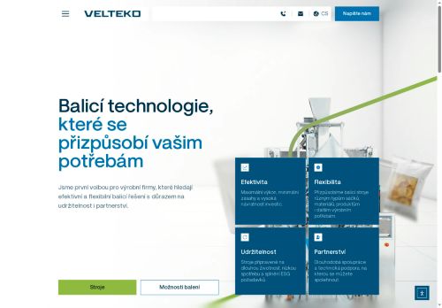 VELTEKO s.r.o. nabízí práci na pozici Servisní technik balicích strojů v obci Vlašim