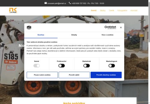 Zobrazit webové stránky Nováček Kontejnery