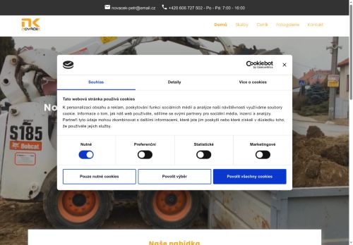 Zobrazit webové stránky Nováček Kontejnery