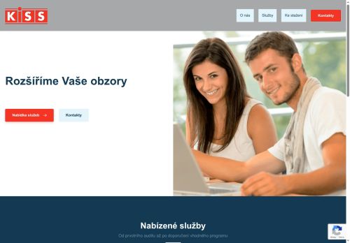 Webové stránky K.I.S.S. vzdělávání s.r.o., Břeclav
