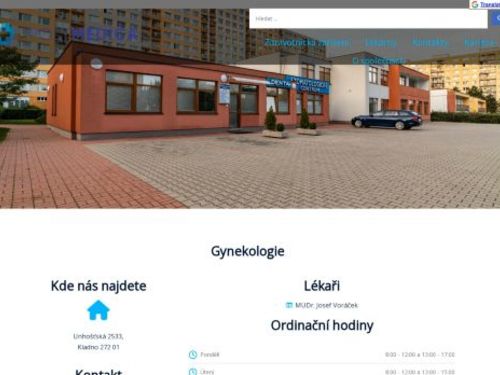 Gynekologie - Poliklinika Kladno (ul. Unhošťská) - MUDr. Josef Voráček