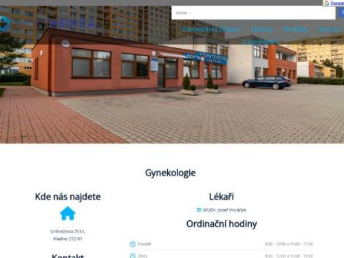 Gynekologie - Poliklinika Kladno (ul. Unhošťská) - MUDr. Josef Voráček